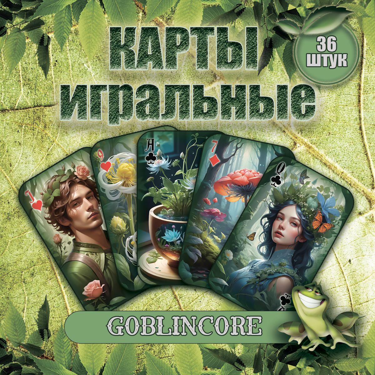 Игральные карты Гоблинкор 36 штук