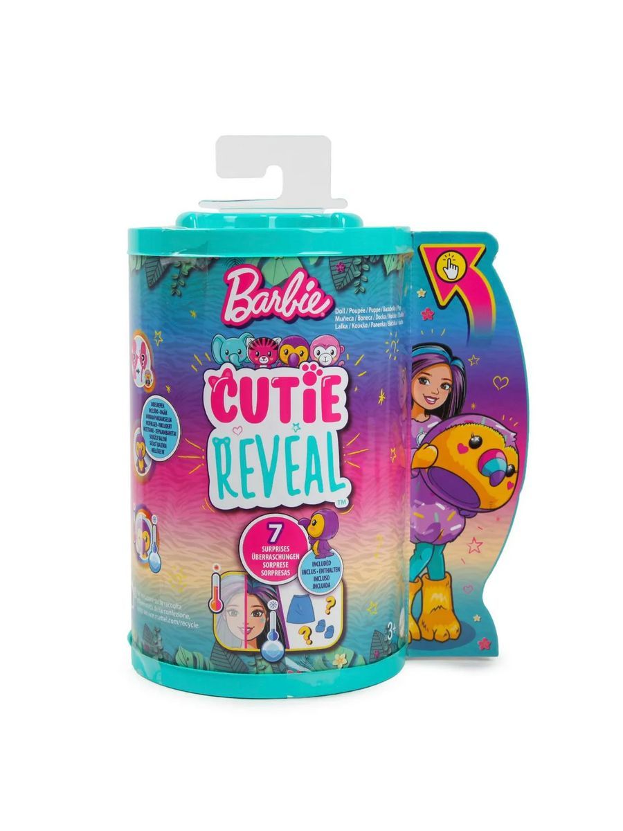 Кукла Barbie Cutie Reveal Тукан HKR16