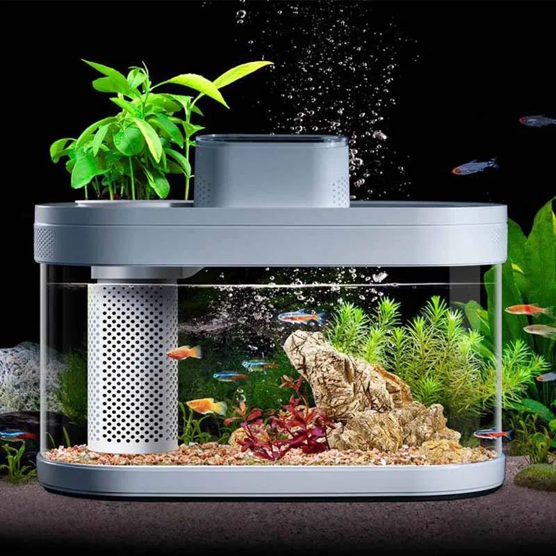 умный аквариум, акваферма descriptive geometry c180 smart fish tank pro standart set (hf-jh20201001)