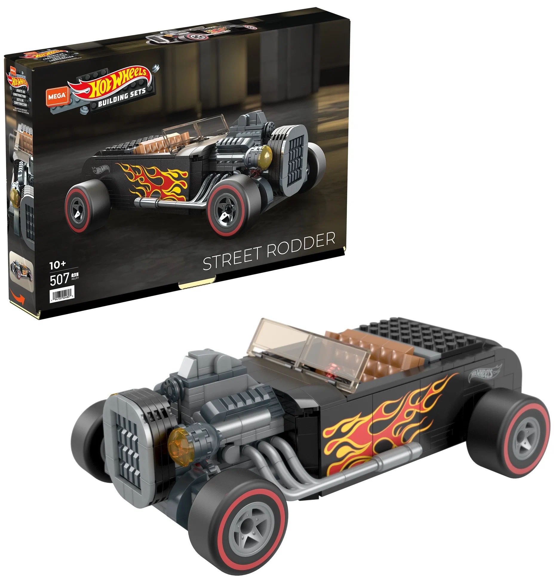 Конструктор Mega Construx Hot Wheels HDJ97 Уличный гонщик - Автомобиль из  строительных блоков - купить с доставкой по выгодным ценам в  интернет-магазине OZON (1524673770)