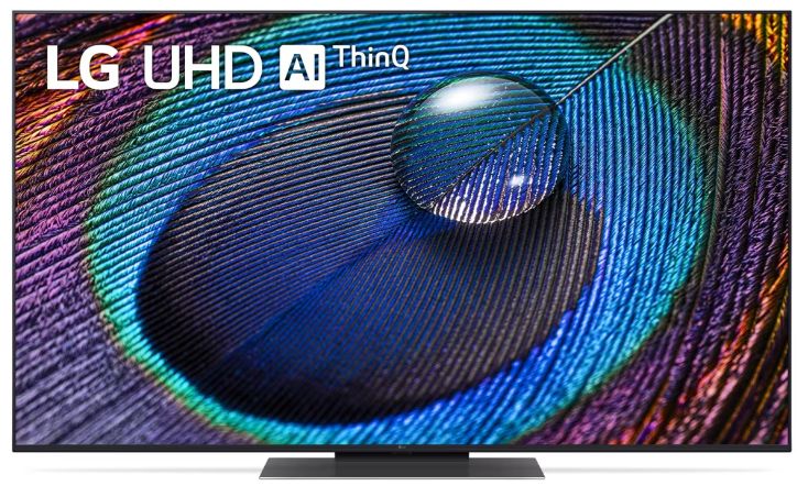 LGТелевизор75UR91006LA.ARUB75"4KUHD,черный