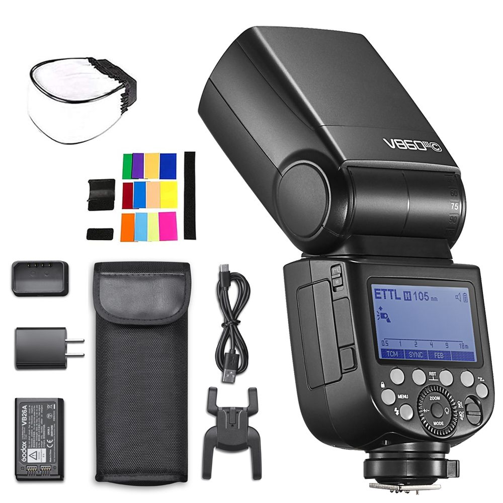 Вспышка накамерная Godox Ving V860III-C TTL для Canon