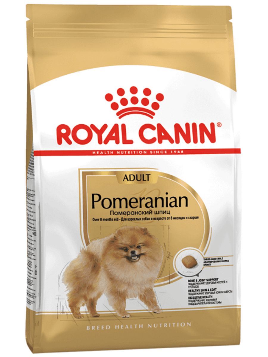 RoyalCaninPomeranianAdultдлясобакпородыпомеранскийшпиц1,5кг