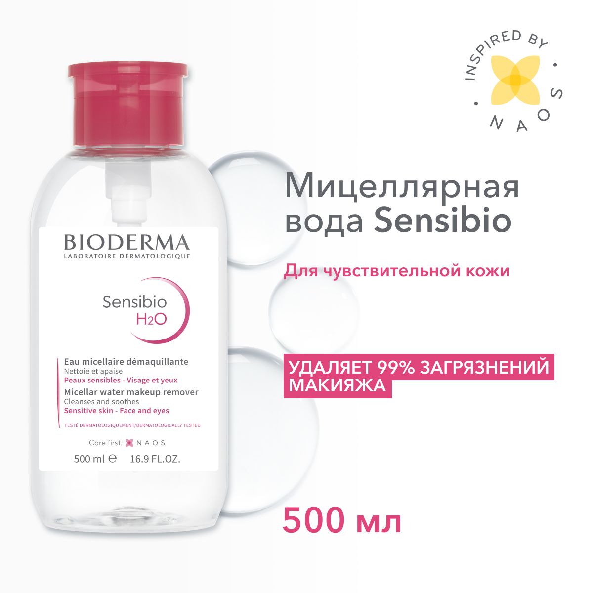 Bioderma Sensibio Мицеллярная Вода Купить Спб