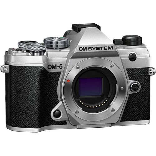 Olympus Компактный фотоаппарат OLYMPUS  OM   SYSTEM OM 5     BLACK, серебристый