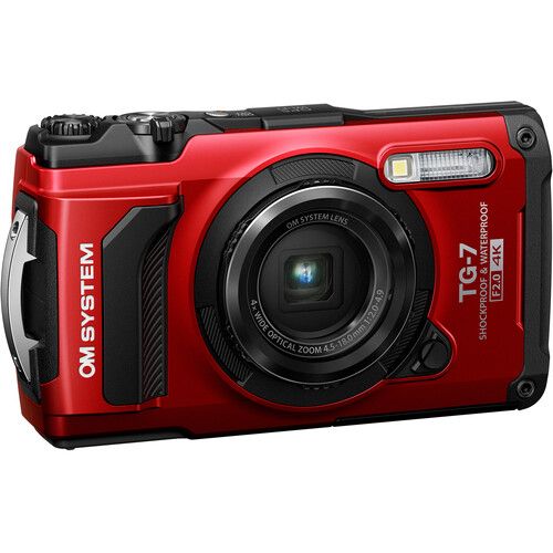 Olympus Компактный фотоаппарат TG 7 Red красный, красный