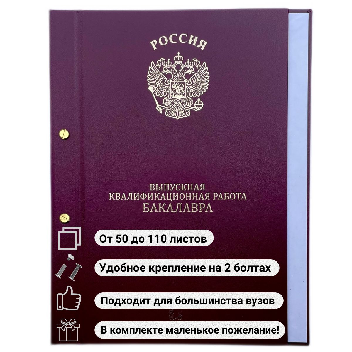 IQ Папка для диплома A4 (21 × 29.7 см), 1 шт. - купить с доставкой по  выгодным ценам в интернет-магазине OZON (474255811)