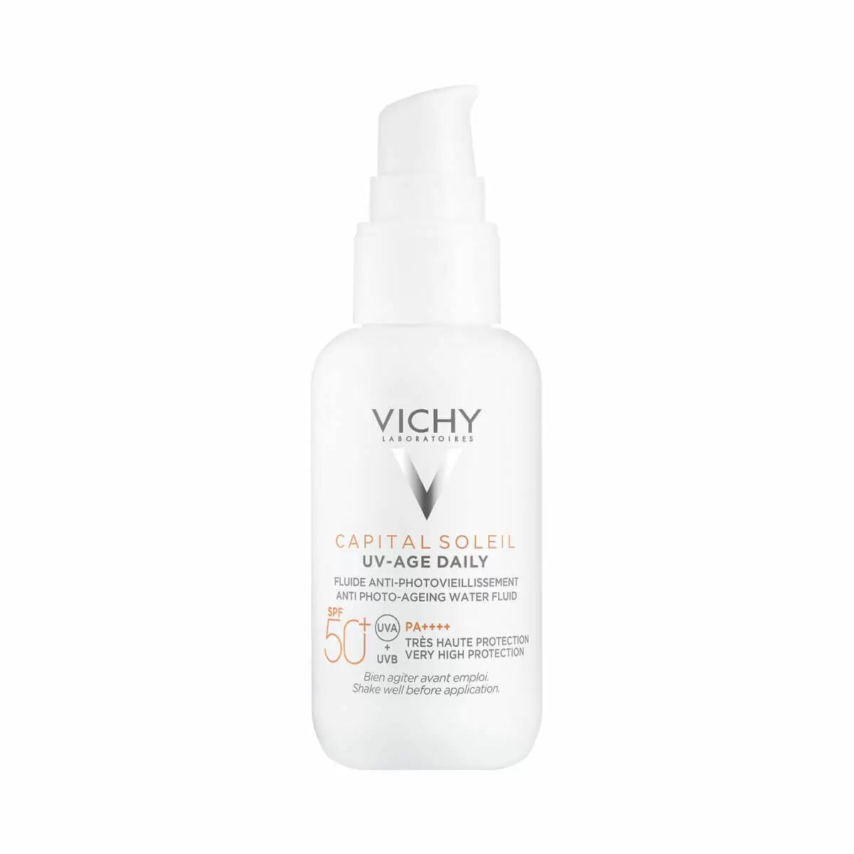 Солнцезащитный флюид uv clear. Vichy Capital Soleil UV-age Daily SPF 50. DBIB RR'gbnfk CJKTB.