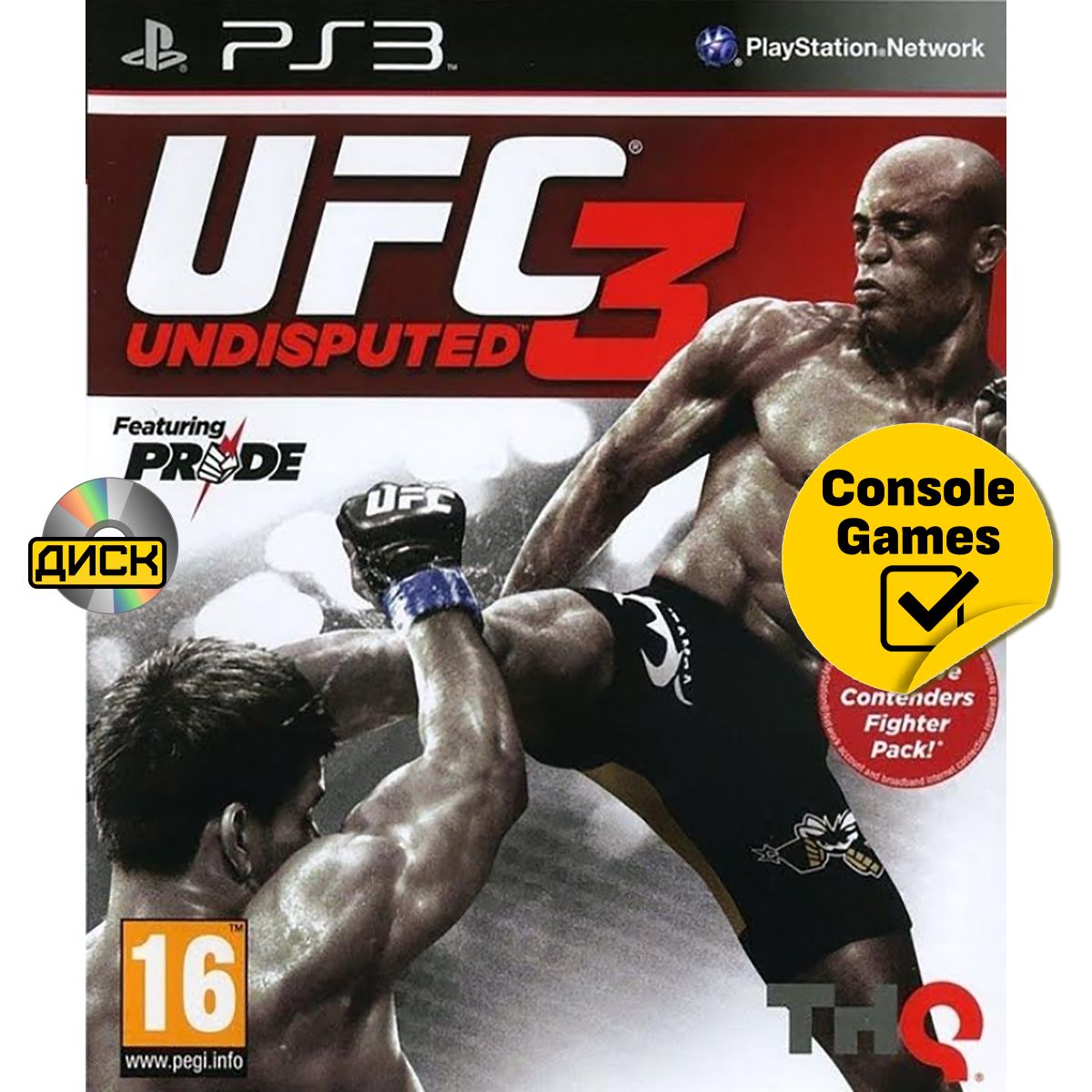 PS3 UFC Undisputed 3 (английская версия). Товар уцененный