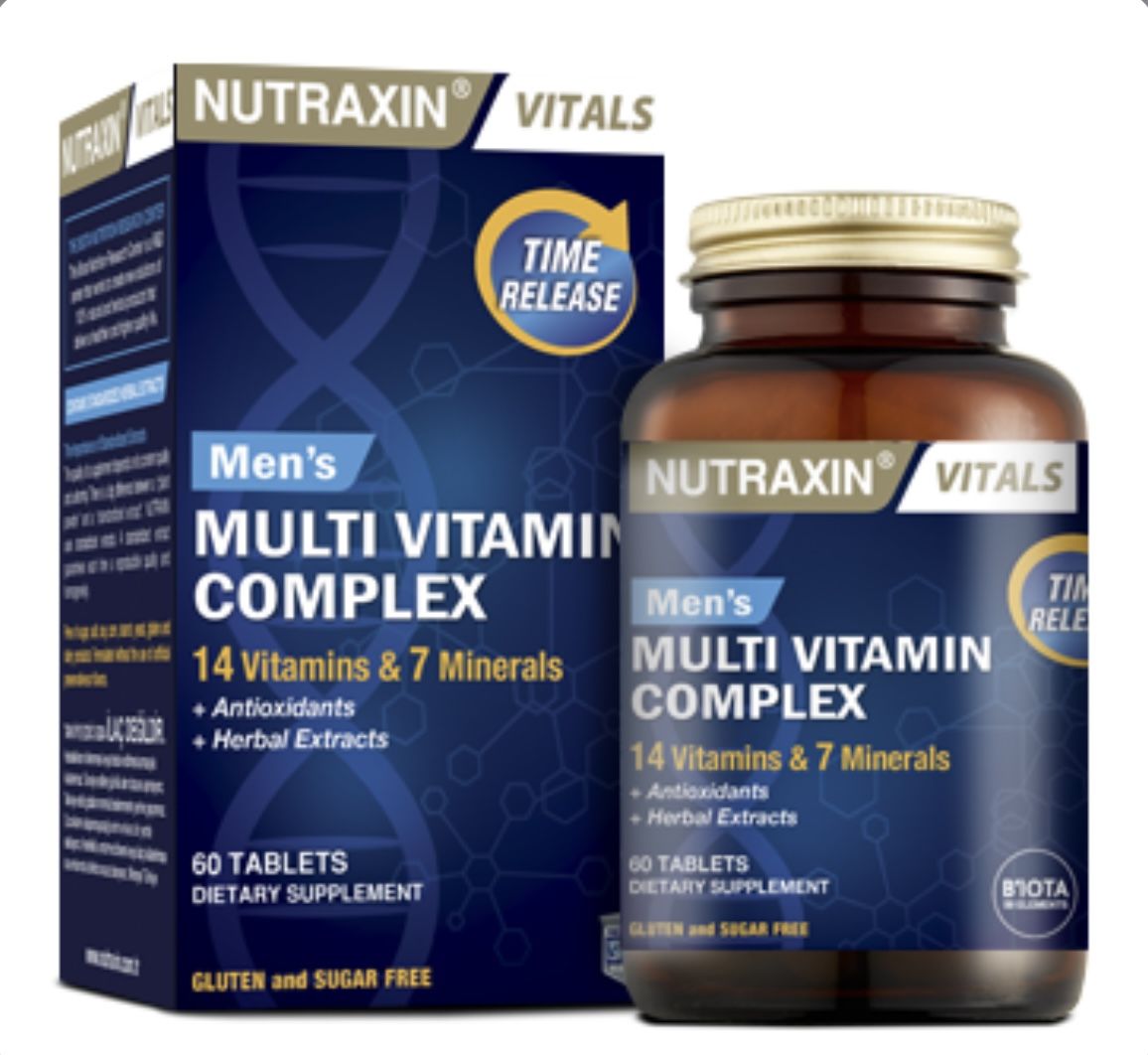 Витаминно-Минеральный Комплекс для Мужчин 60 таблеток, Nutraxin Mens Multi Vitamin Complex