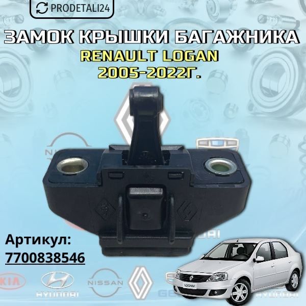 Замок багажника Renault Logan Арт: 7700838546