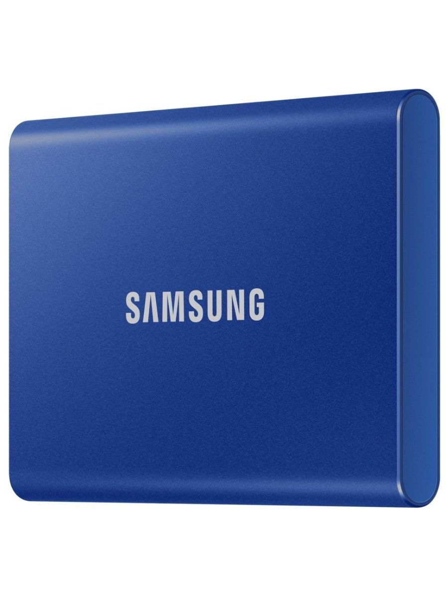 Samsung 1 ТБ Внешний SSD-диск Portable SSD T7 (MU-PC1T0H/WW), синий