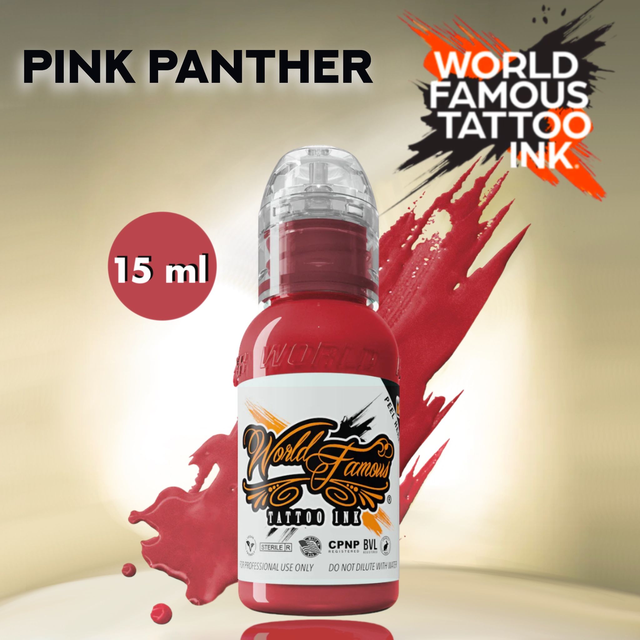 World Famous Pink Panther Краска для татуировки 15мл