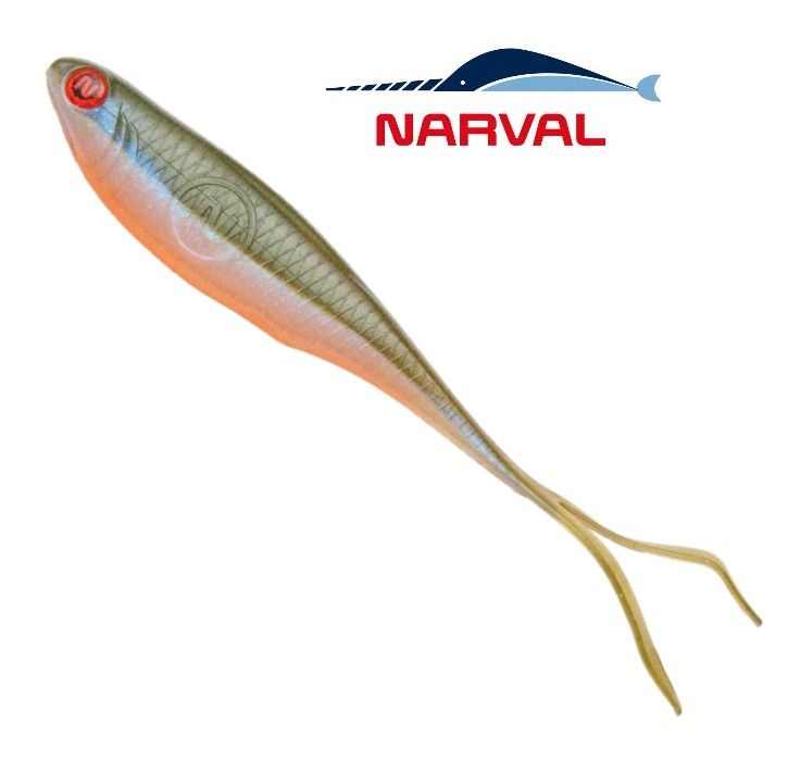 Приманка силиконовая Narval Fishing Maxlug 25cm цв. #008-Smoky Fish / Слаг Нарвал Макслаг для рыбалки на судака, щуку