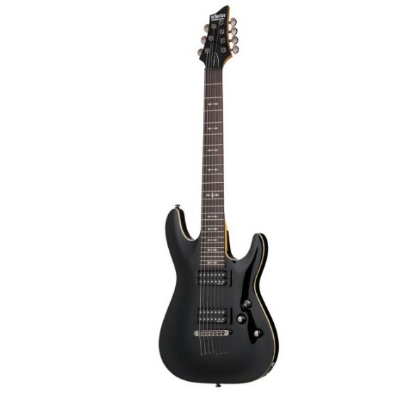 Schecter Электрогитара OMEN-7 G.BLACK 7-струнная, корпус Липа