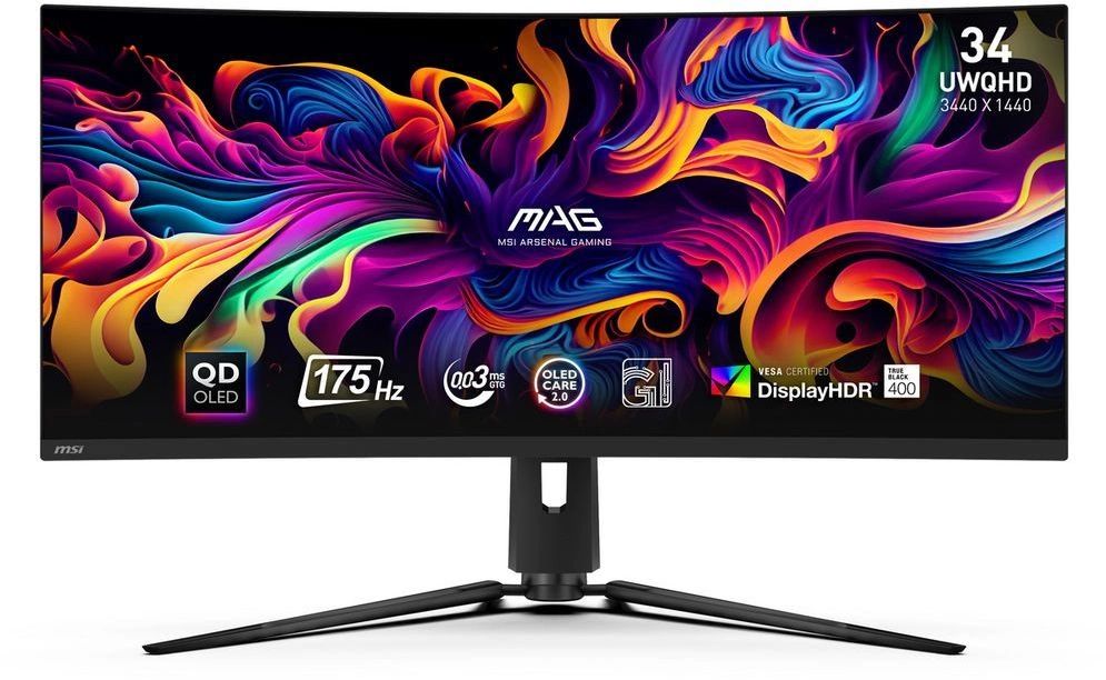 MSI34"МониторMAG341CQPQD-OLED