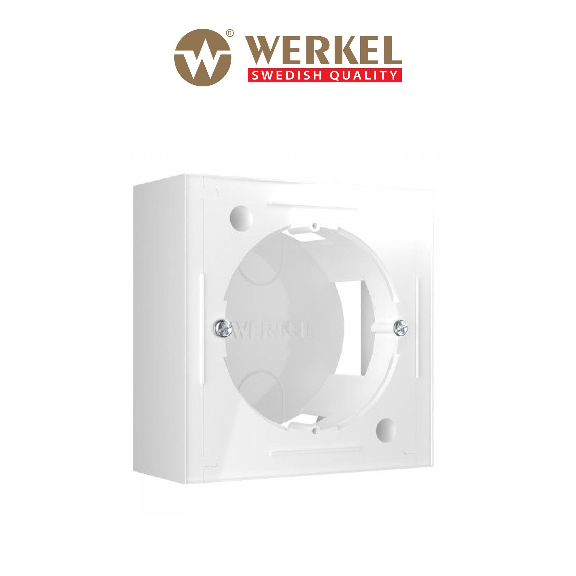 Коробка для накладного монтажа Werkel W8000001 белая