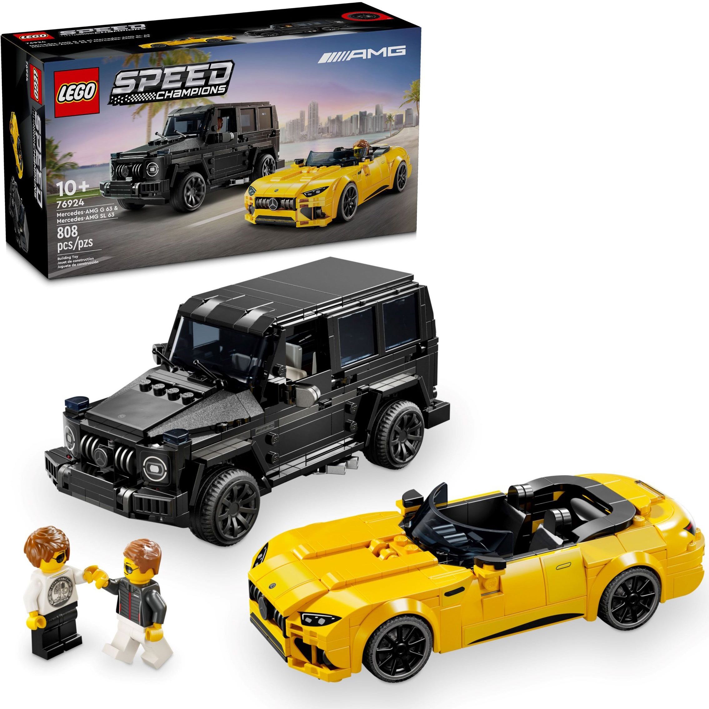 LEGO Speed Champions Mercedes AMG G 63 Mercedes AMG SL 63 808 76924 OZON 1748895826