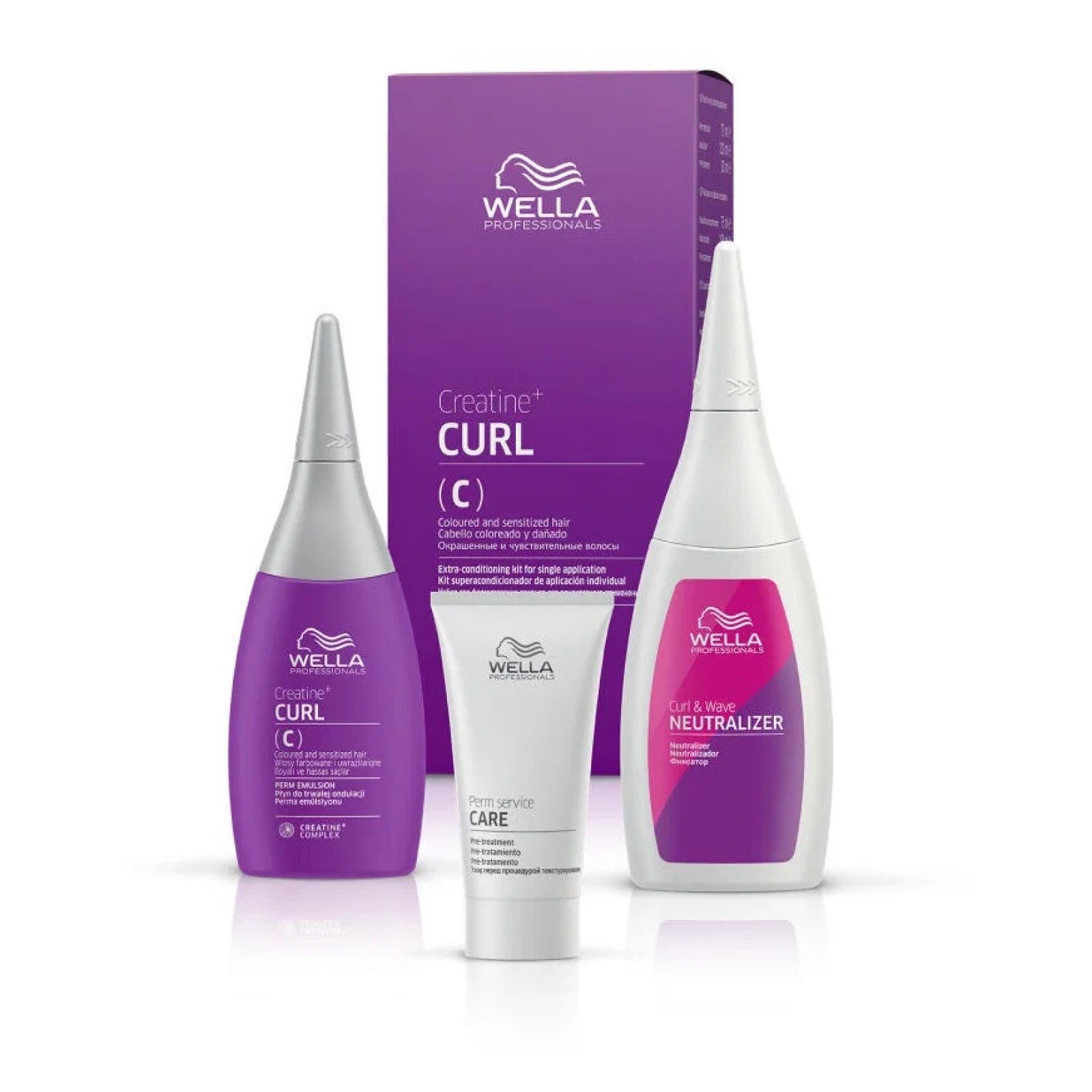 WELLA PROFESSIONALS Набор для создания локонов Curl it Extra Conditioning с интенсивной формулой для окрашенных и чувствительных волос, 30/75/100мл