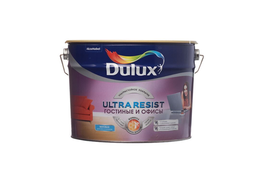 Dulux Краска Белая Матовая Купить