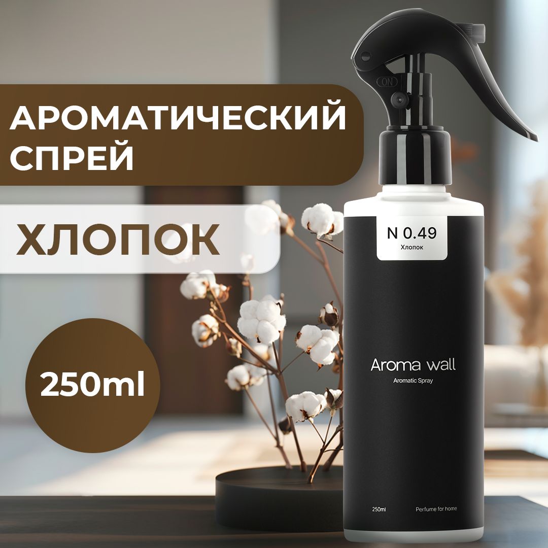 Освежитель воздуха Aroma Wall Хлопок, нейтрализатор запахов, парфюм для дома, 250 мл