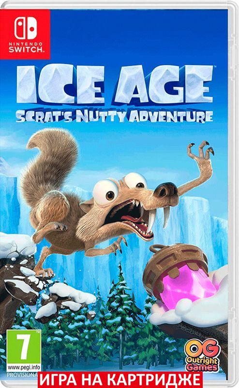 Игра Ice Age: Scrat's Nutty Adventure Ледниковый период (Nintendo Switch, Русская версия)