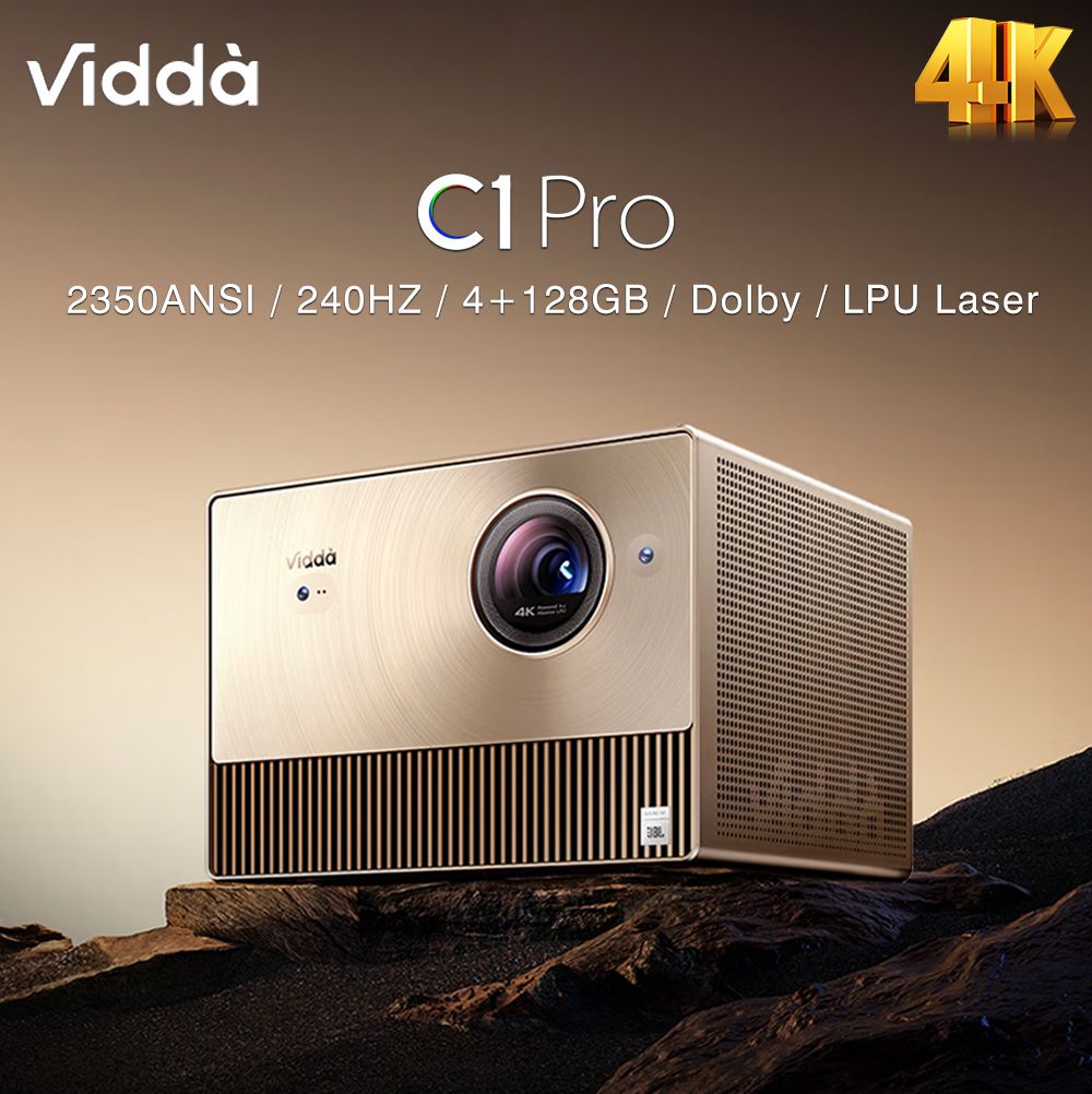 VIDDAПроекторViddaC1Pro,DLP,золотой