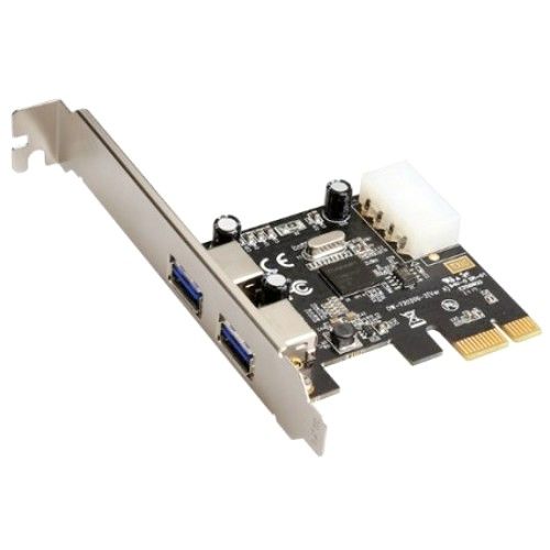 Сетевой контроллер, USB3.0 KS-is KS-576-L2 PCI-Express на 2 USB Af внешних чипсет NEC720200