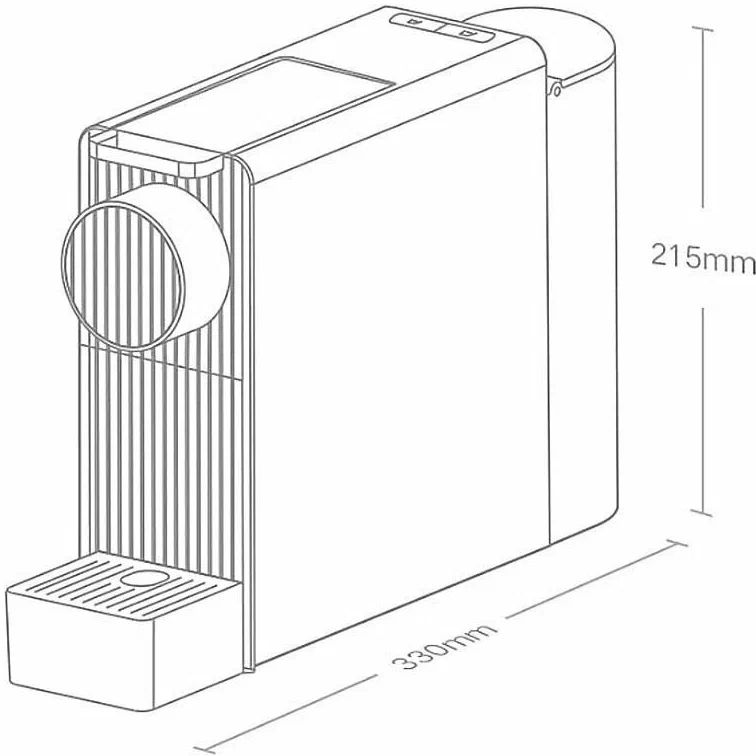 Кофемашина Scishare Capsule Coffee Machine Mini S1201 White EU