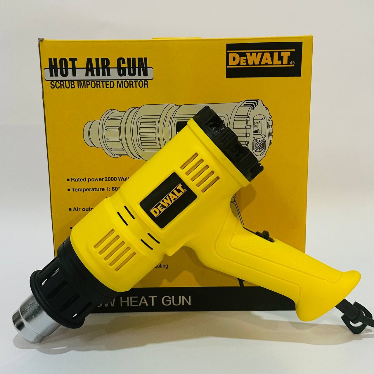 Фен строительный DeWalt 2000W