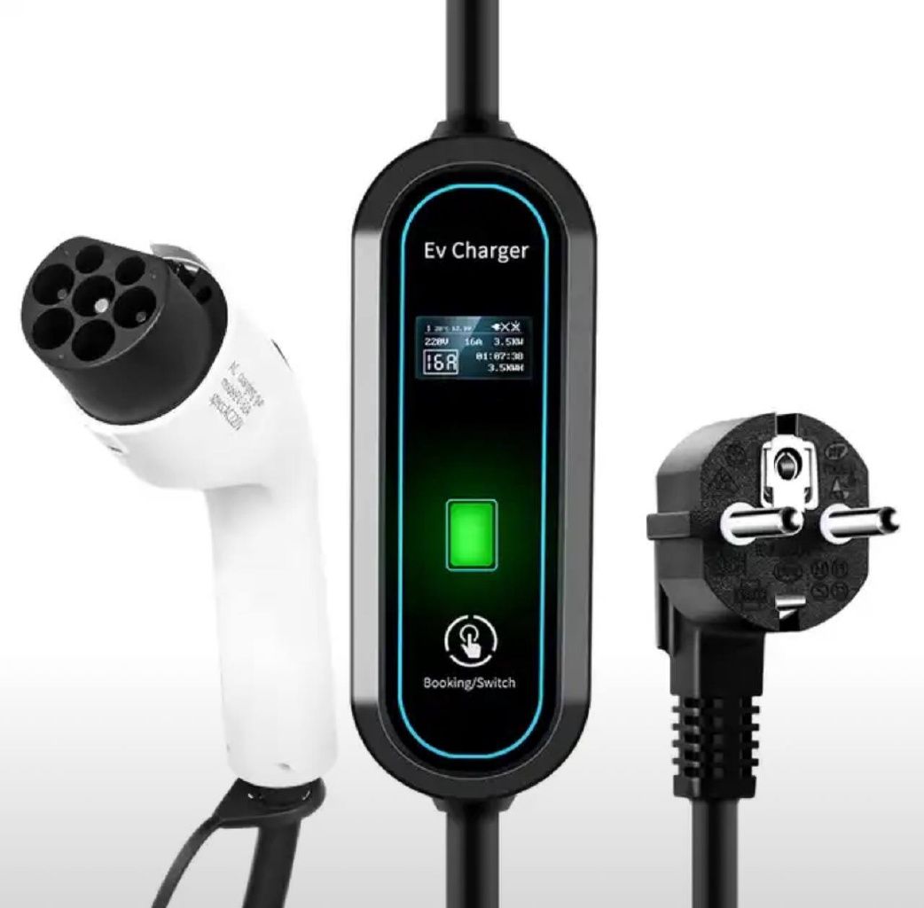 Зарядное устройство EV Charger EV-16A GBT 220в 3,5кВт 5м с сумкой