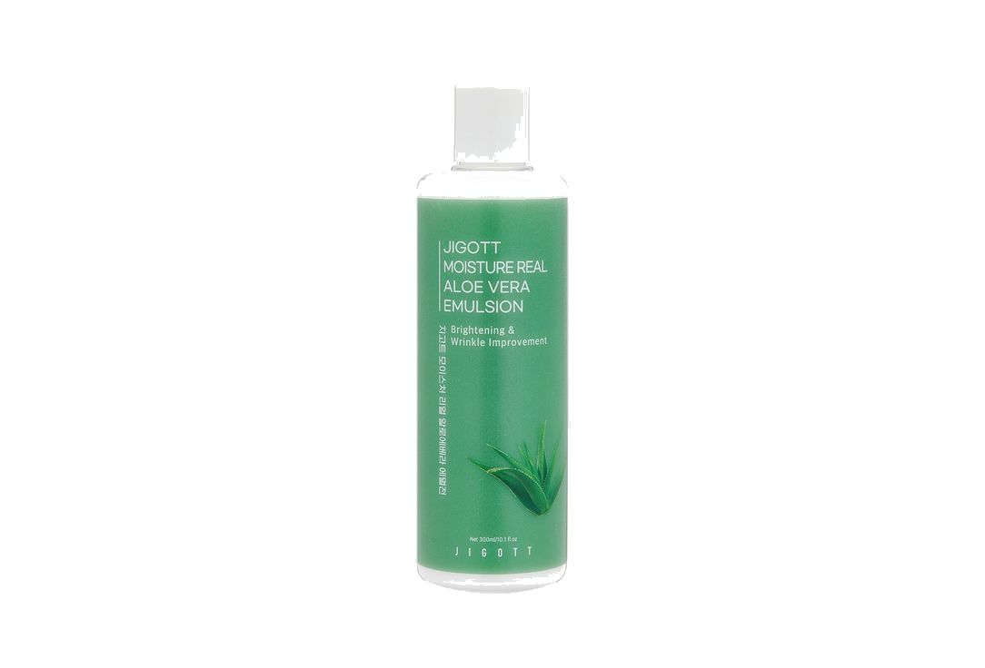 Эмульсия для лица Jigott MOISTURE REAL ALOE VERA EMULSION, 300 мл