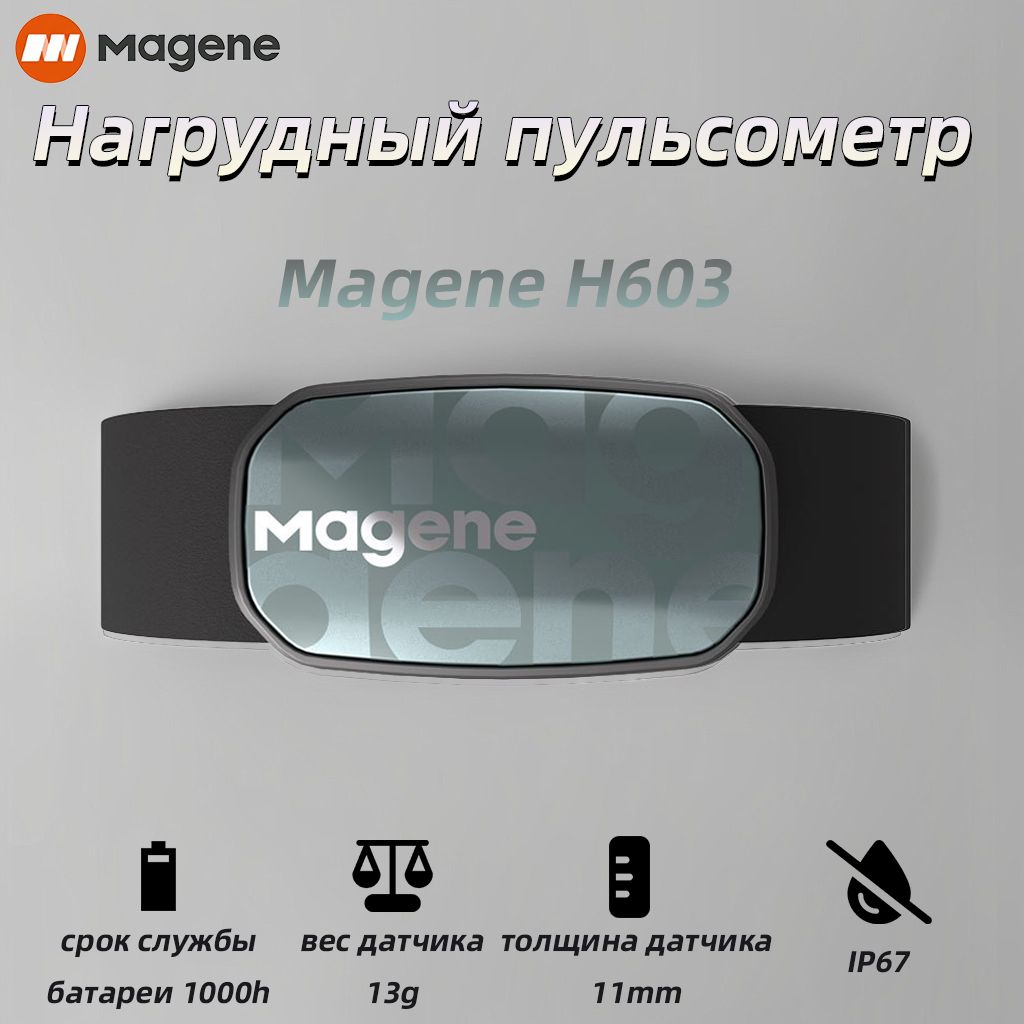 Magene Кардиомонитор, бирюзовый
