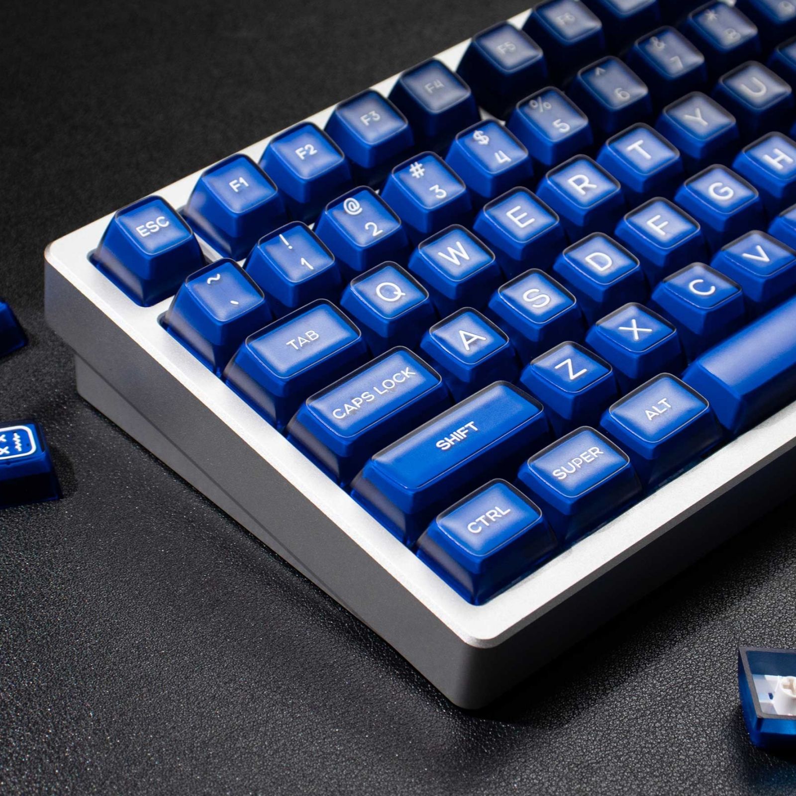 кейкапыдляклавиатуры-НаборклавишныхколпачковизБуленефрита,142штPBTДвухцветноелитьеподдавлением