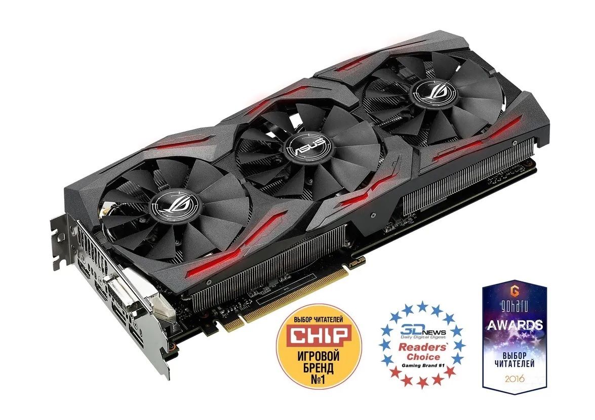 ASUSВидеокартаSTRIXRX4808GGAMING8ГБ(STRIXRadeonRX4808GB)