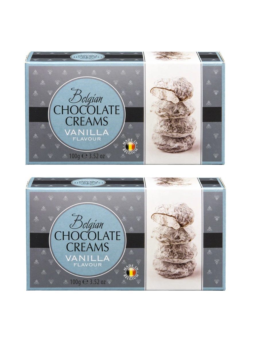 Конфеты The Belgian Chocolate Creams Vanilla flavour, 100 г х 2 шт