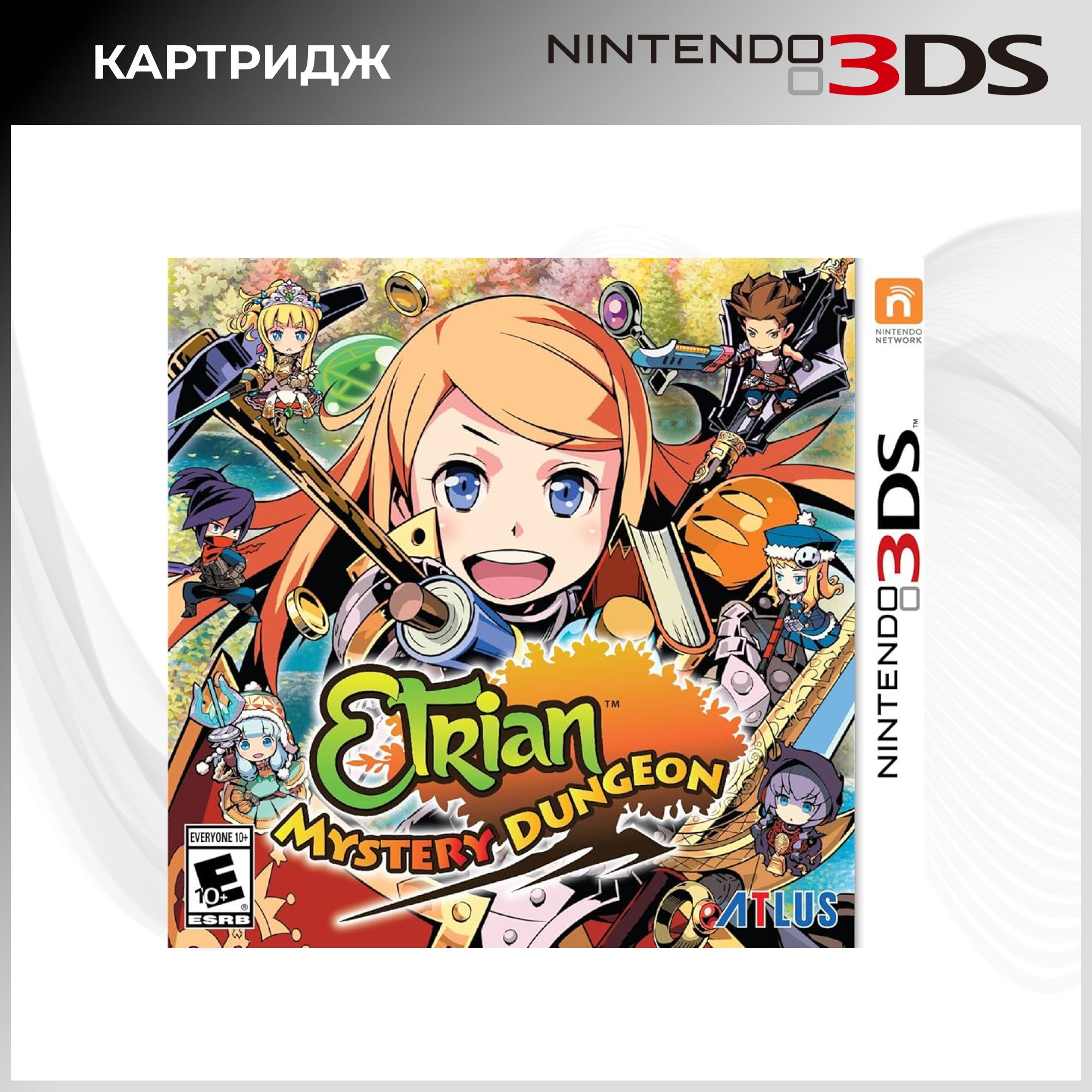 Игра Etrian Mystery Dungeon (Nintendo 3DS, Новая) (Nintendo 3DS, Английская версия)