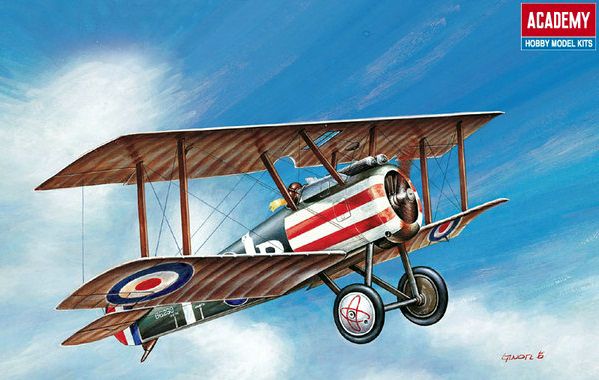 Сборная модель "Самолет SOPWITH CAMEL WWI FIGHTER" (1:72), артикул 12447