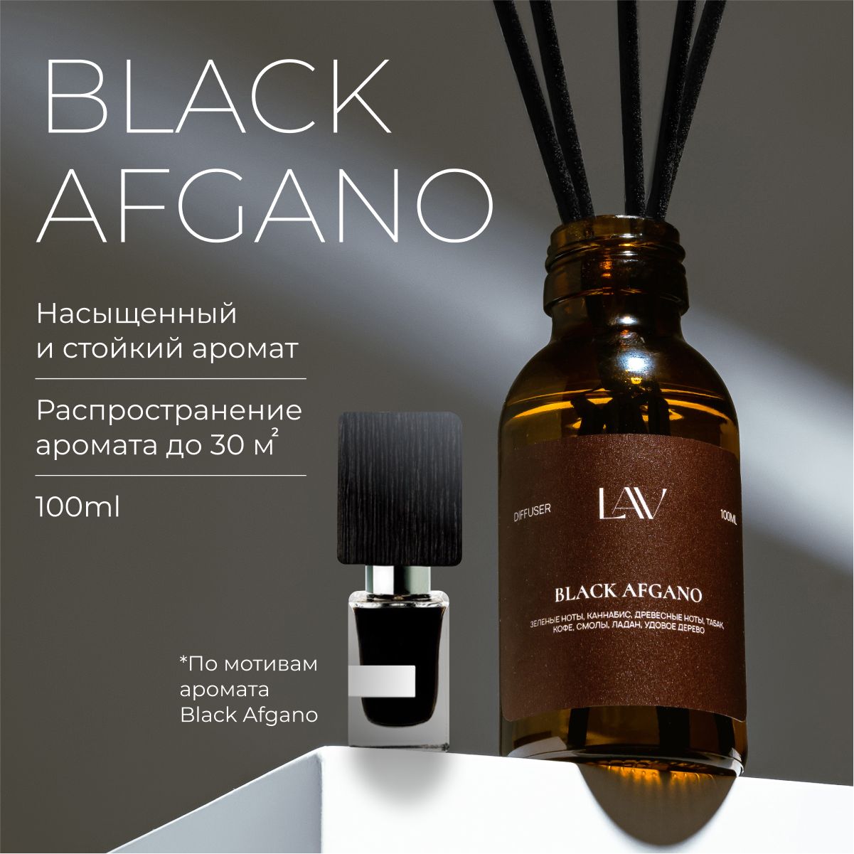 Диффузор Black Afgano 100 мл