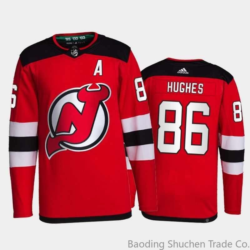 NHL джерси хоккейная Нью-Джерси Девилз New Jersey Devils Jersey 86 Jack Hughes