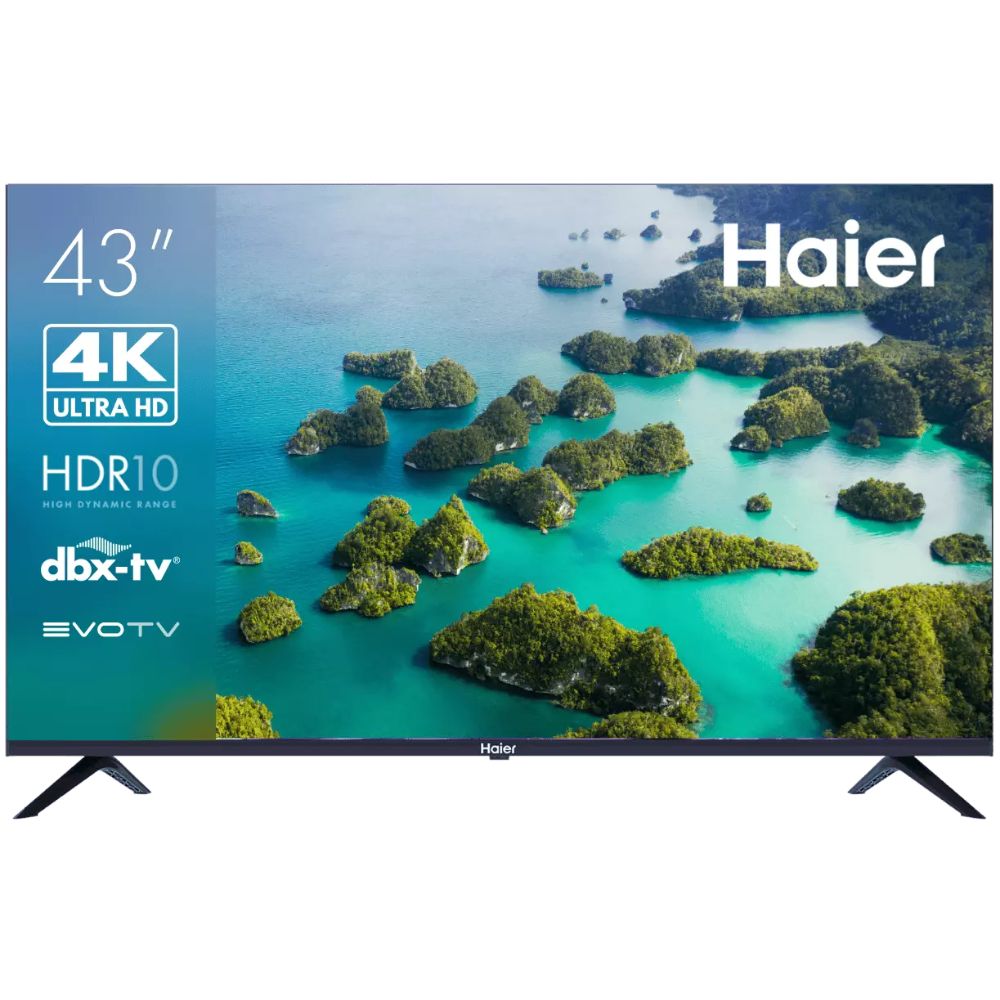 Haier Телевизор 43 Smart TV S2 43", черный