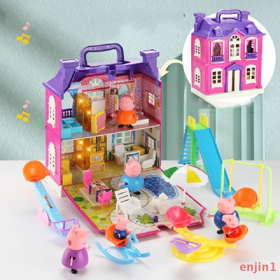 Peppa Pig Детские игрушки Peppa Pig Simulation House 6 Character Gift Set