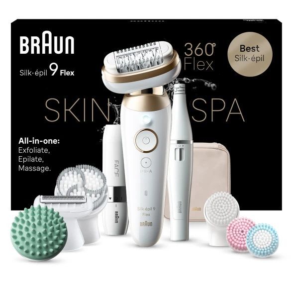 Эпилятор Braun Silk-epil 9 Flex SkinSpa 9-681 3D, Германия