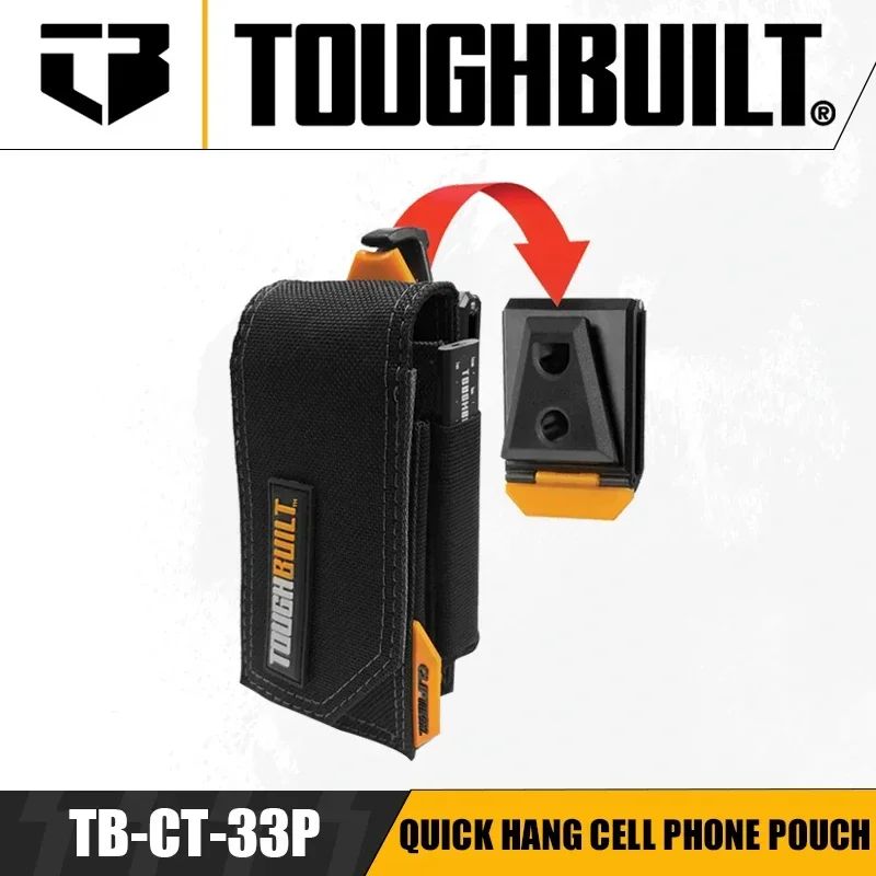 TOUGHBUILTTB-CT-33PЧехолдлямобильноготелефонасбыстрымподвесомсумкадляинструментов