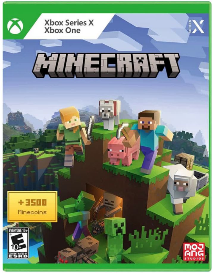 Игра Minecraft + 3500 монет (Xbox Series, Xbox One