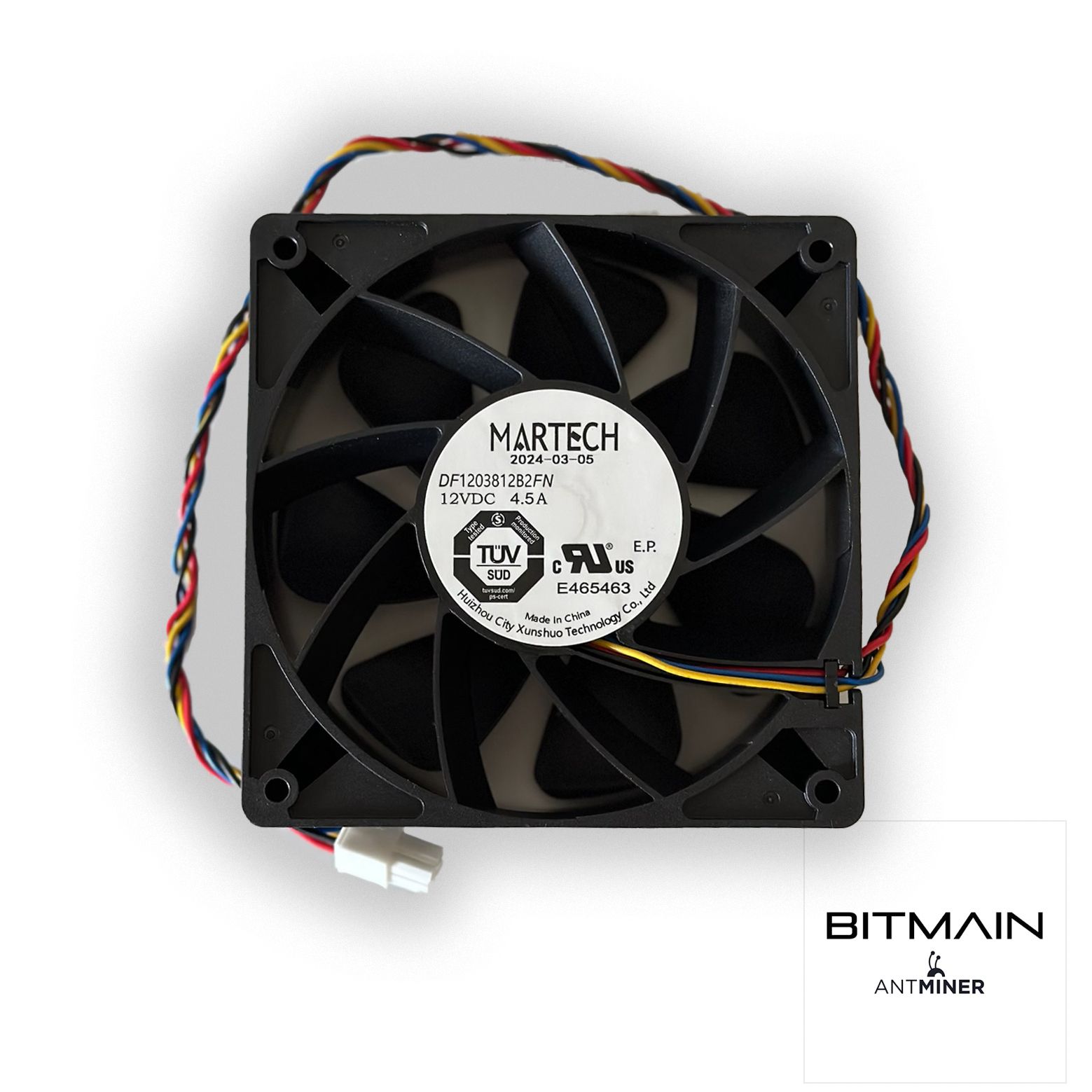 Вентилятор / кулер Martech 4.5 a. для асика Bitmain S19K S21 T21 S19xp