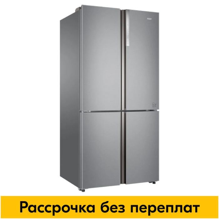 Haier Холодильник HTF-610DM7RU, трехкамерный, серебристый