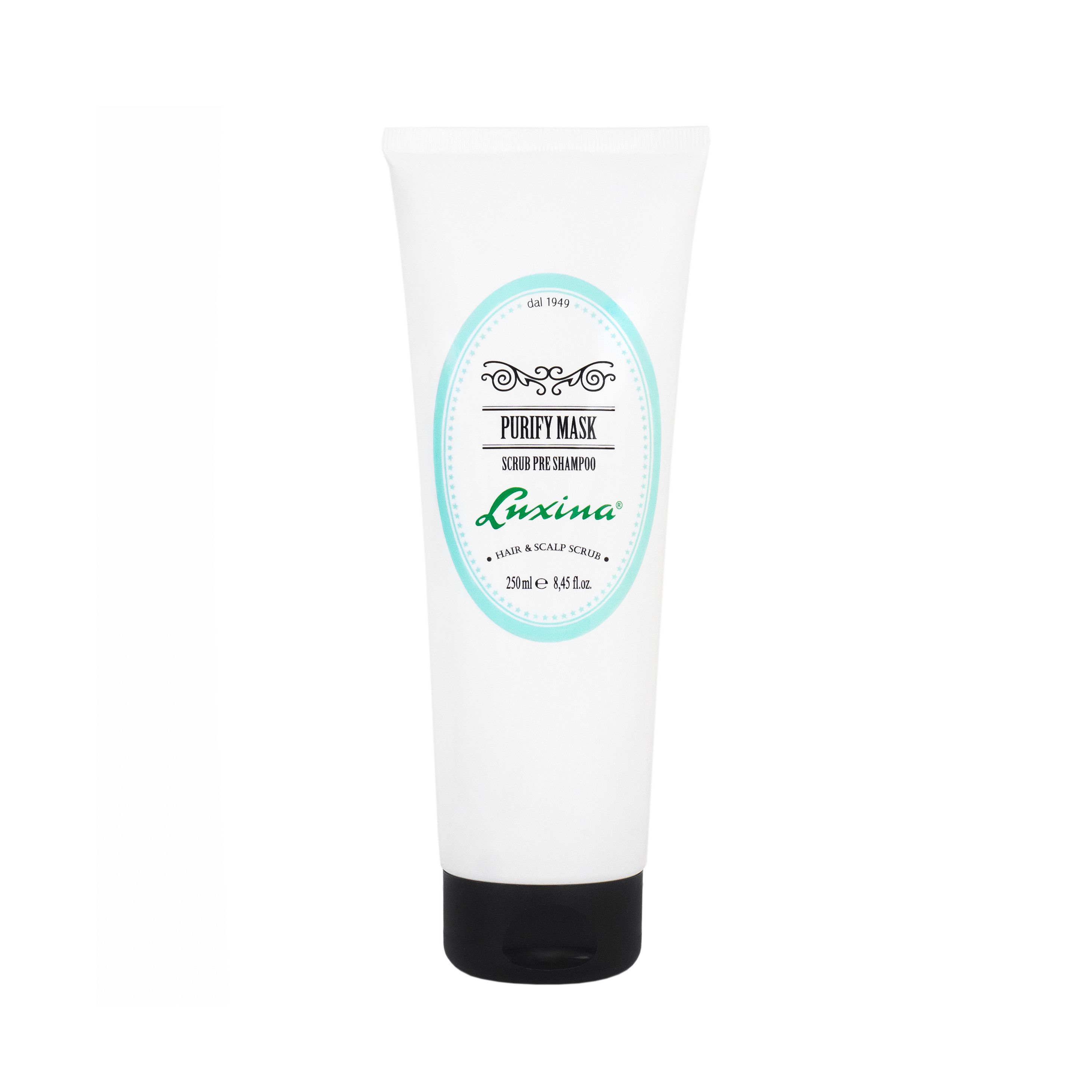 Очищающая маска-скраб для волос и кожи головы Luxina Purify Mask, 250 мл