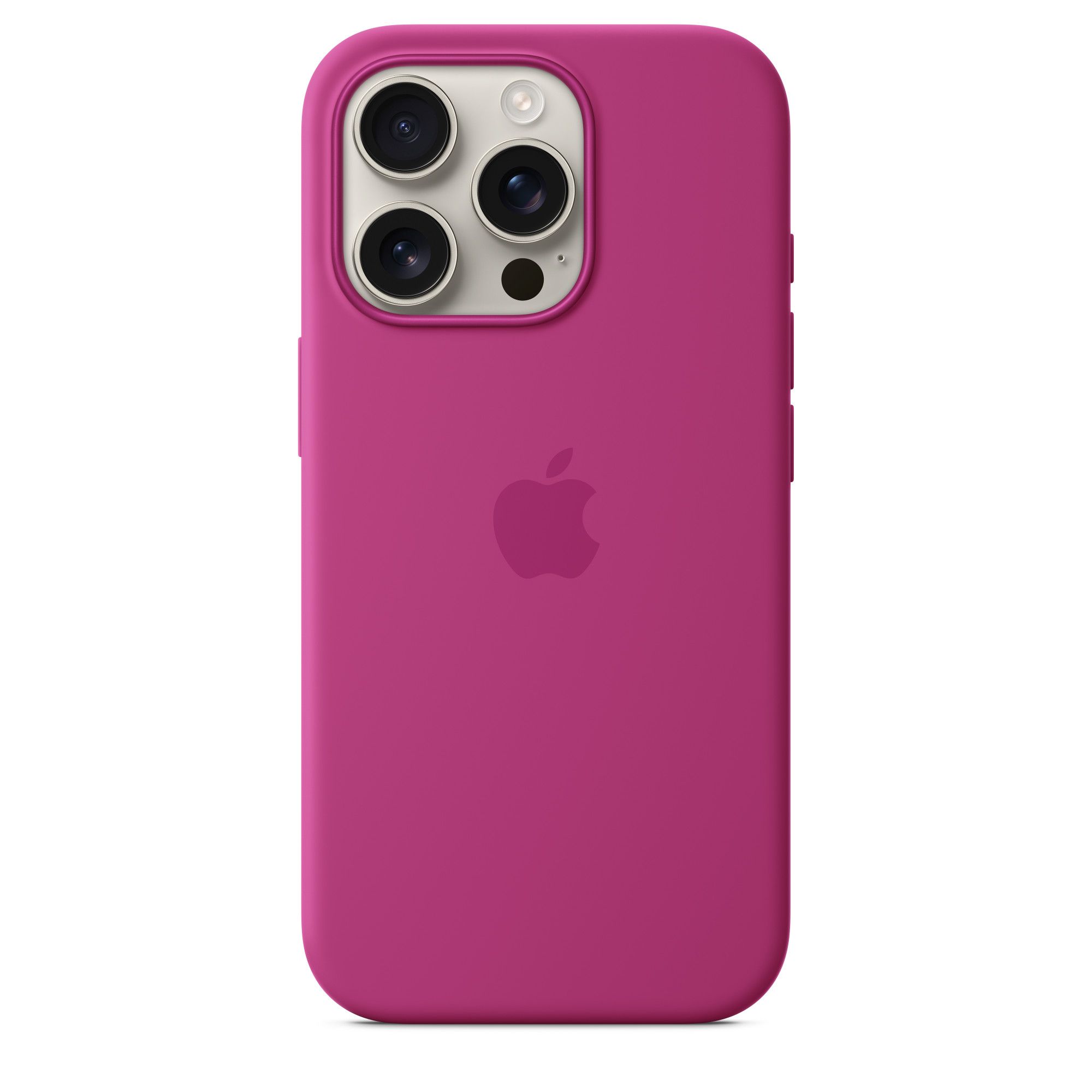 ЧехолсиликоновыйMagSafeдляiPhone16Pro/SiliconeCasewithMagSafe-Fuchsia