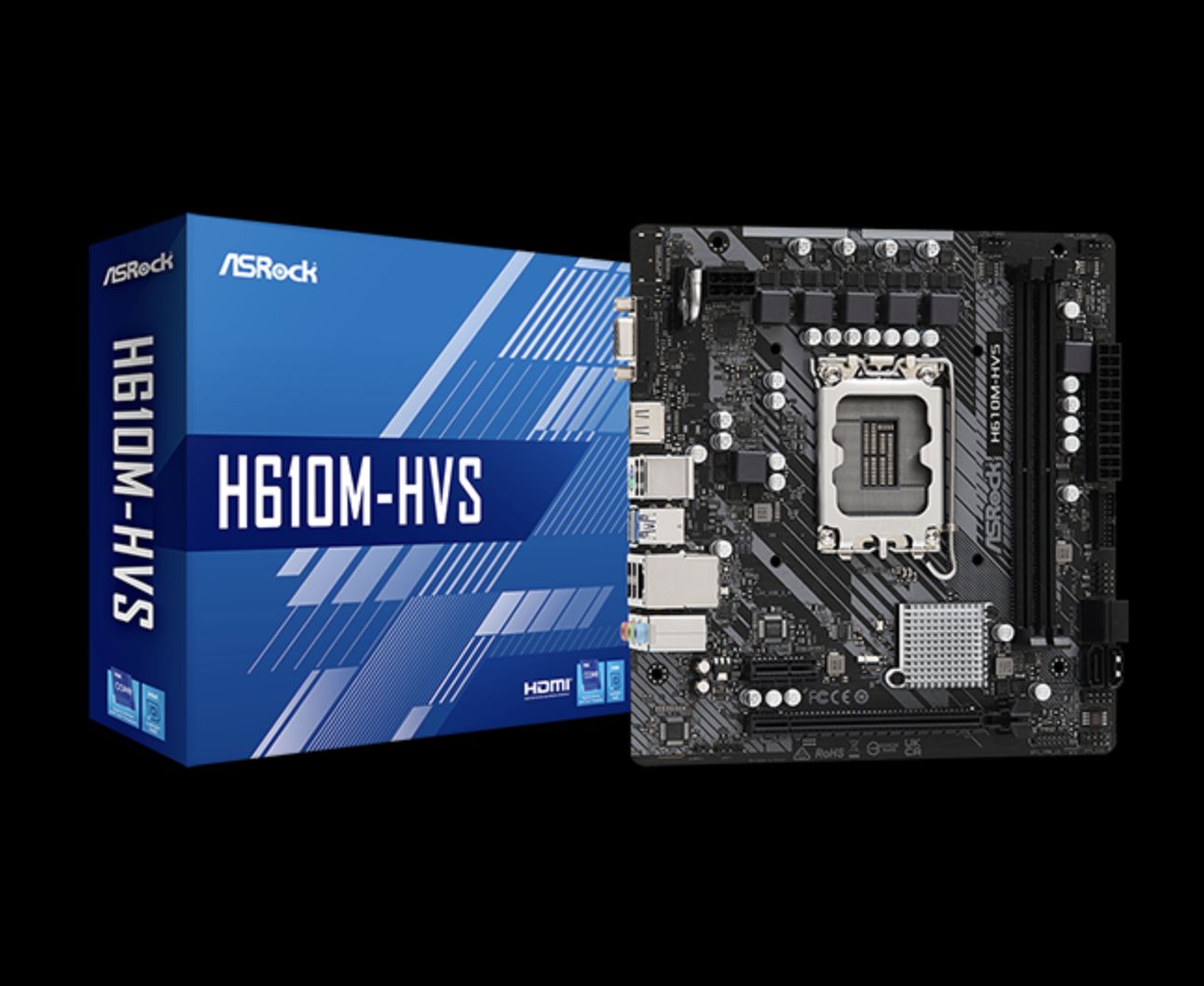 SevenGroup Материнская плата Материнская плата ASRock H610M-HVS